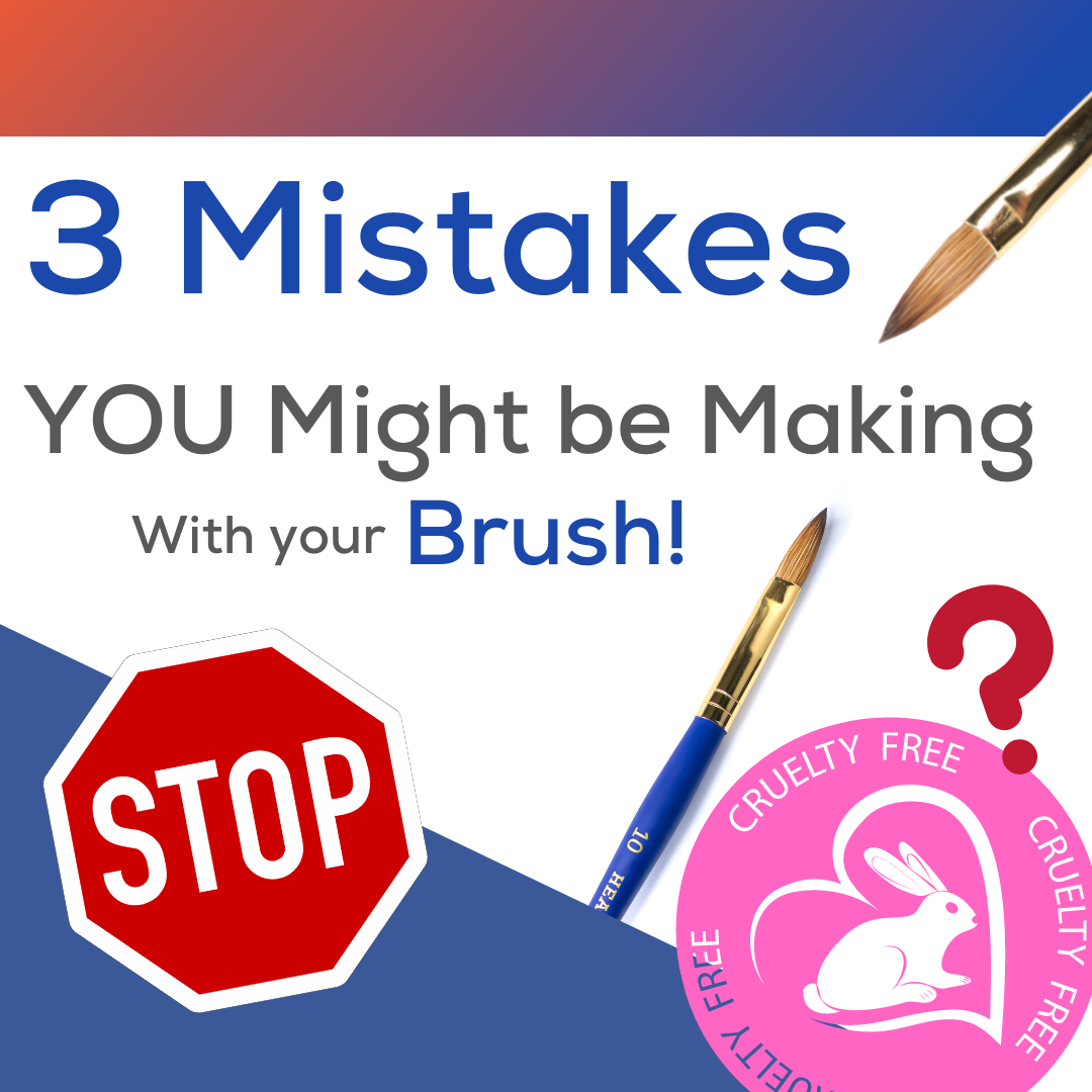 3 Mistakes You Might Be Making With Your Acrylic Brush