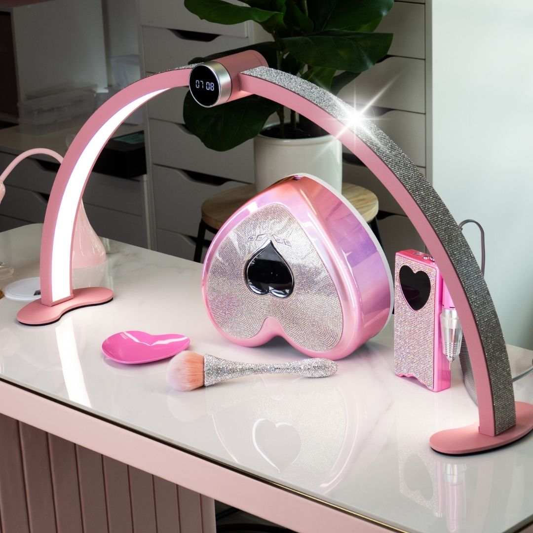 2 in 1 Halfmoon LED Lamp - Hey Beautiful Nail Supplies