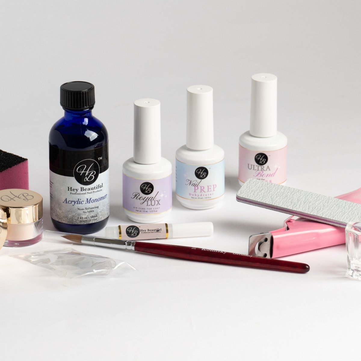 Acrylic Nail Kit With A Free Course | Online - Hey Beautiful Nail Supplies