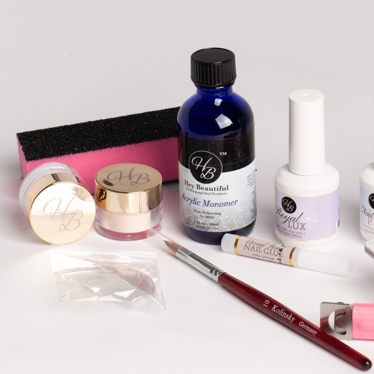 Acrylic Nail Kit With A Free Course | Online - Hey Beautiful Nail Supplies