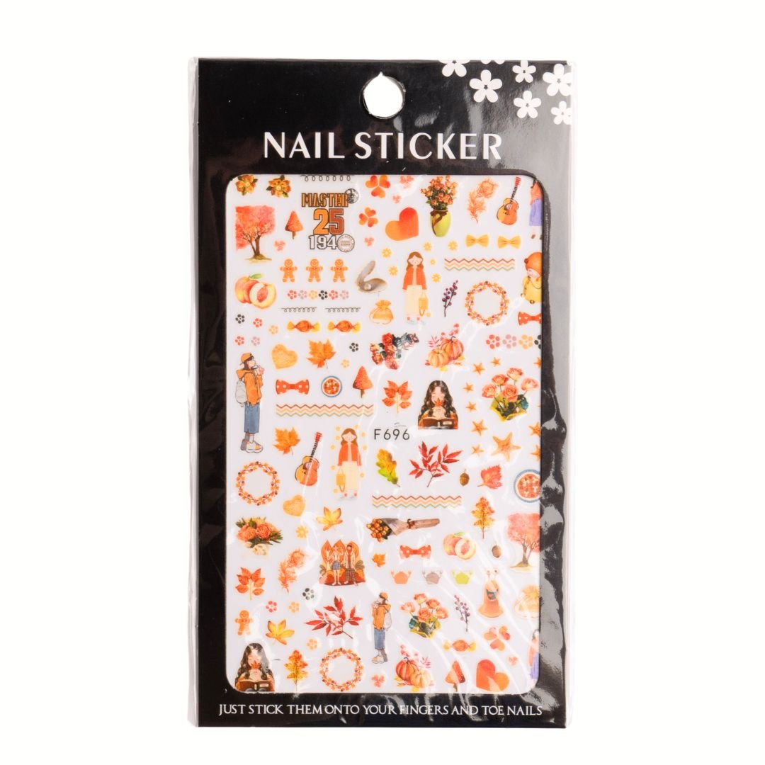 Autumn Nail Stickers - Hey Beautiful Nail Supplies