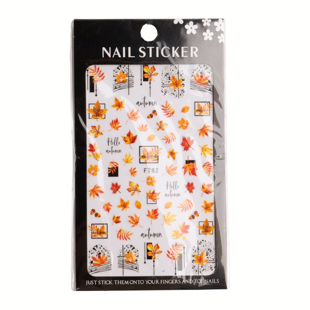 Autumn Nail Stickers - Hey Beautiful Nail Supplies