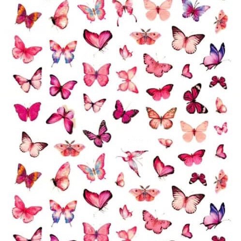 Butterfly decal - Hey Beautiful Nail Supplies