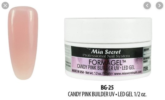 Candy Pink Builder Gel - Hey Beautiful Nail Supplies