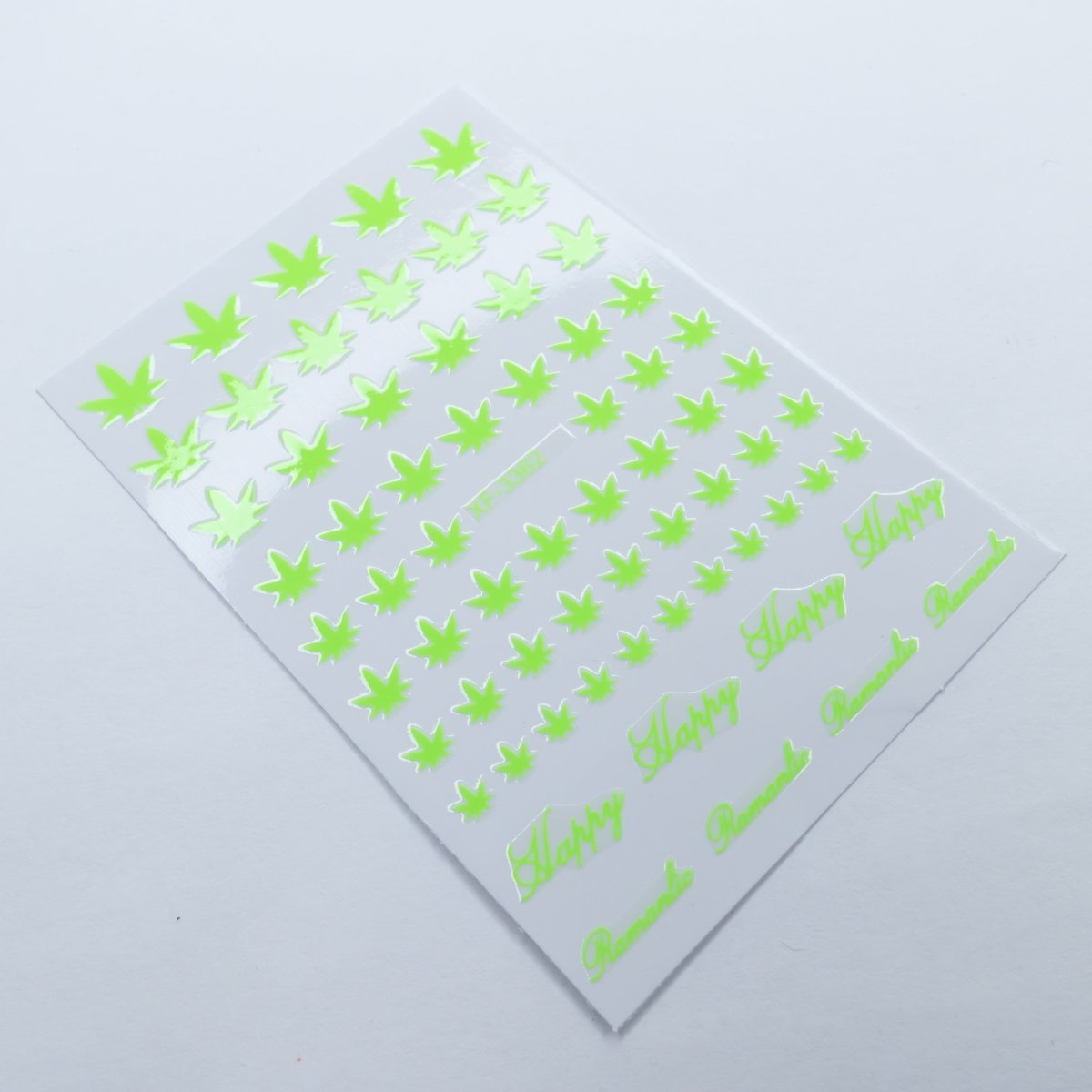 Cannabis Nail Decal - Hey Beautiful Nail Supplies