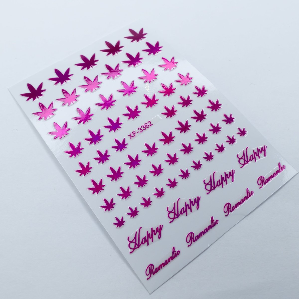 Cannabis Nail Decal - Hey Beautiful Nail Supplies