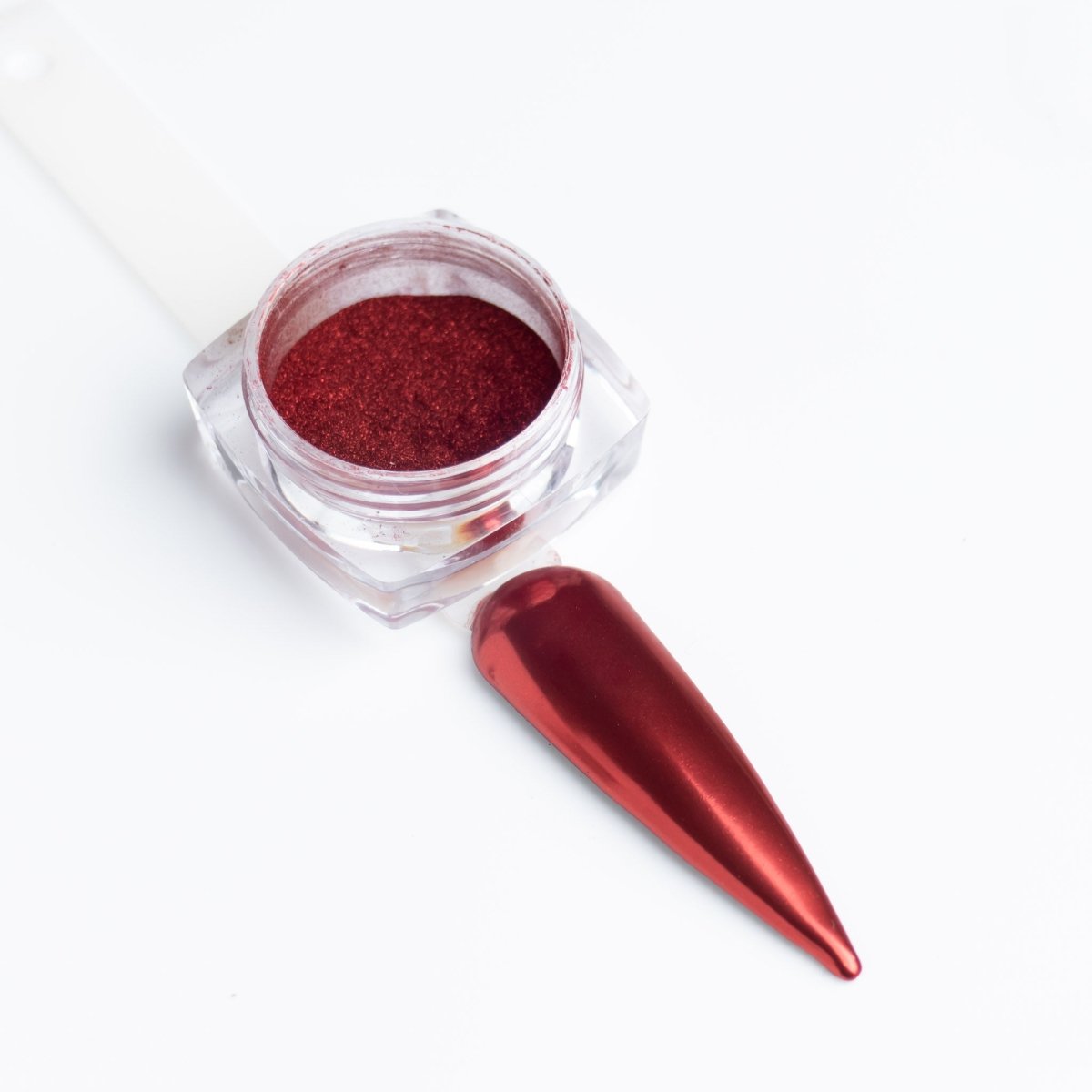 Chrome Powder | Red - Hey Beautiful Nail Supplies