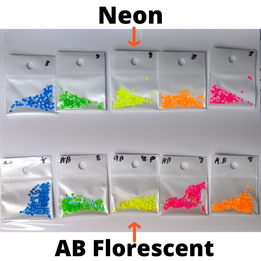 Florescent Rhinestone - Hey Beautiful Nail Supplies