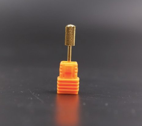 Gold 3/32" Barrel Smooth Top - Hey Beautiful Nail Supplies