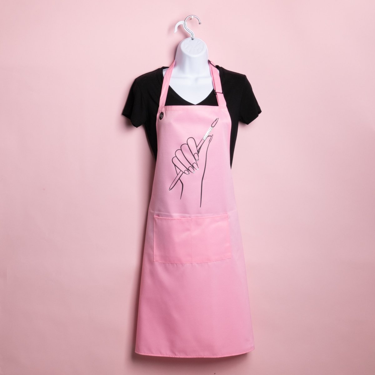 HB Pink Apron - Hey Beautiful Nail Supplies