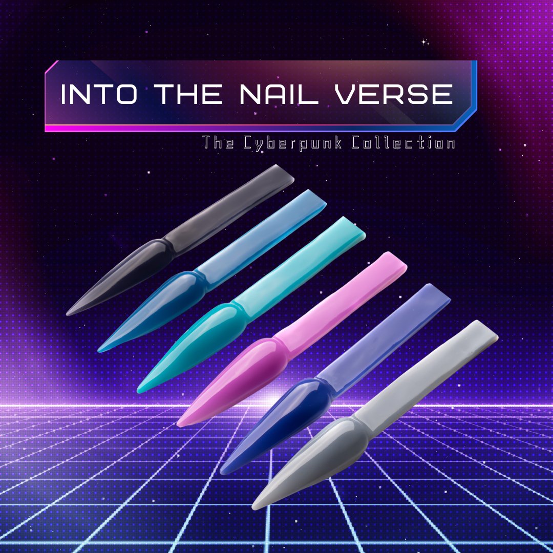 Into The Nail Verse | The Cyberpunk Collection - Hey Beautiful Nail Supplies