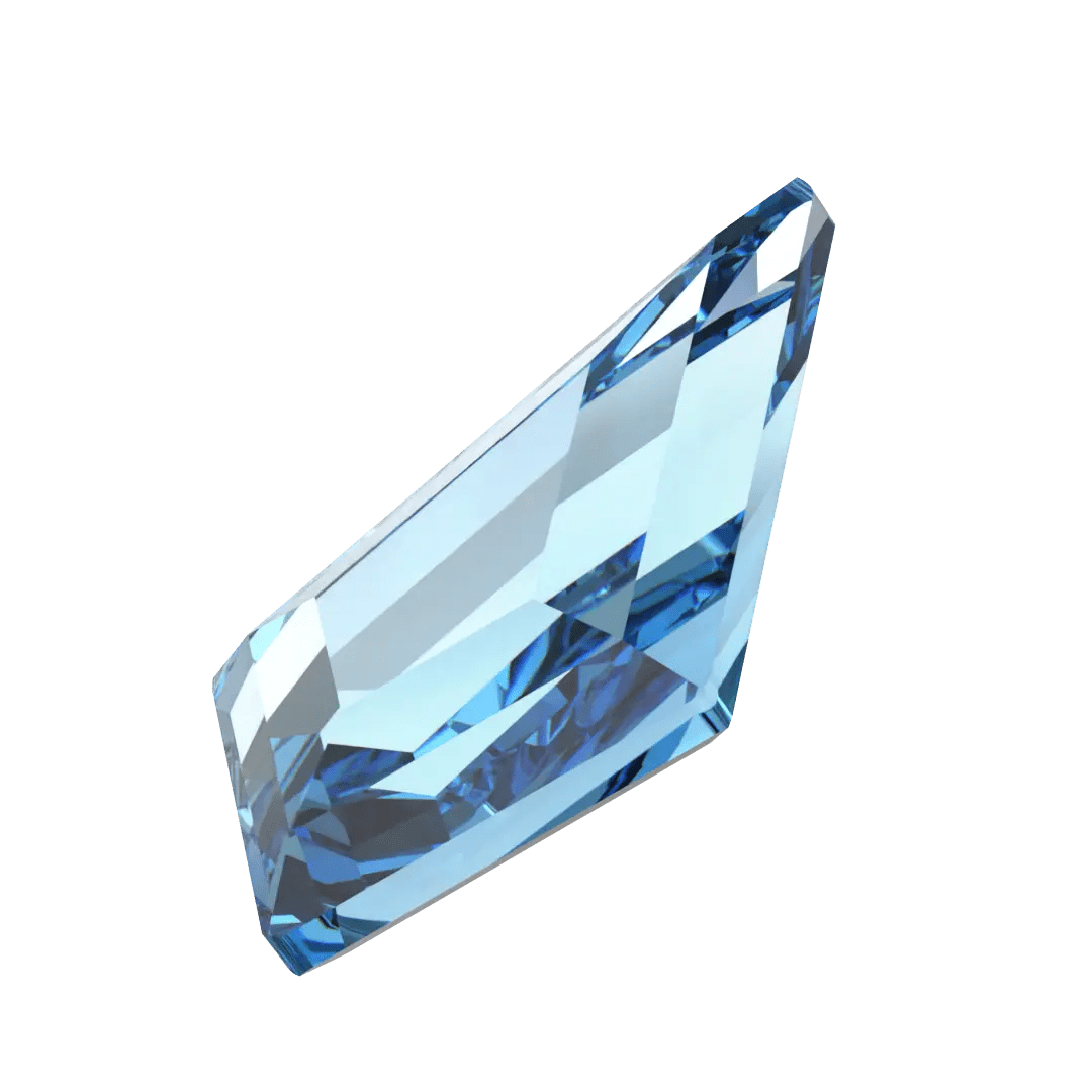 Kite | Aquamarine | Serinity Rhinestones Non Hotfix - Hey Beautiful Nail Supplies