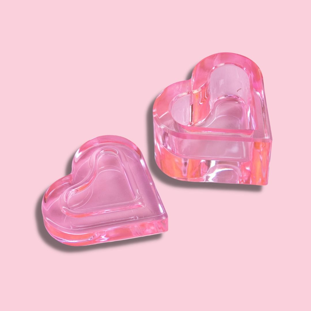 Large Heart Dappen Dish - Hey Beautiful Nail Supplies