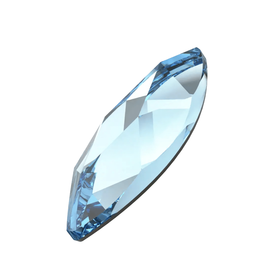 Marquise | Aquamarine | Serinity Rhinestones Non Hotfix - Hey Beautiful Nail Supplies