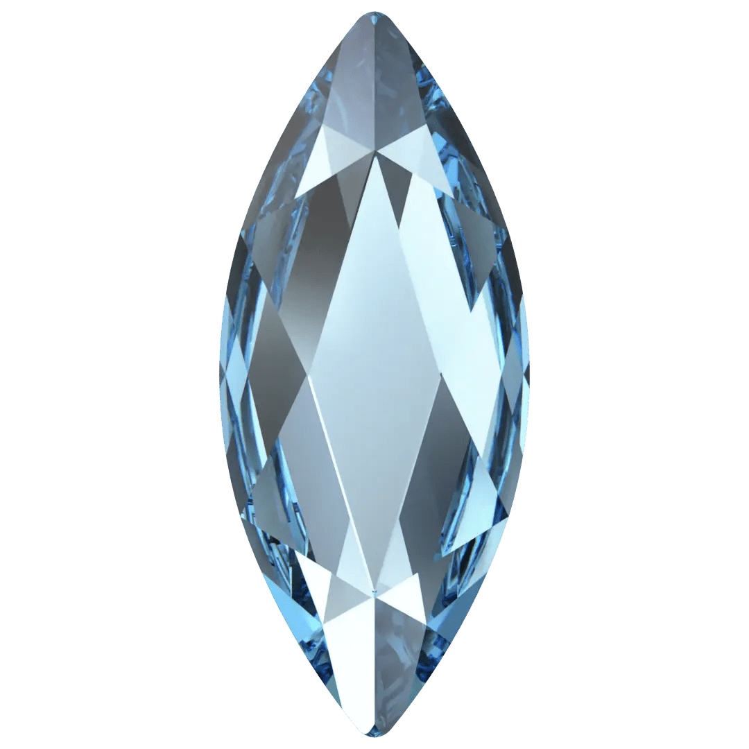 Marquise | Aquamarine | Serinity Rhinestones Non Hotfix - Hey Beautiful Nail Supplies