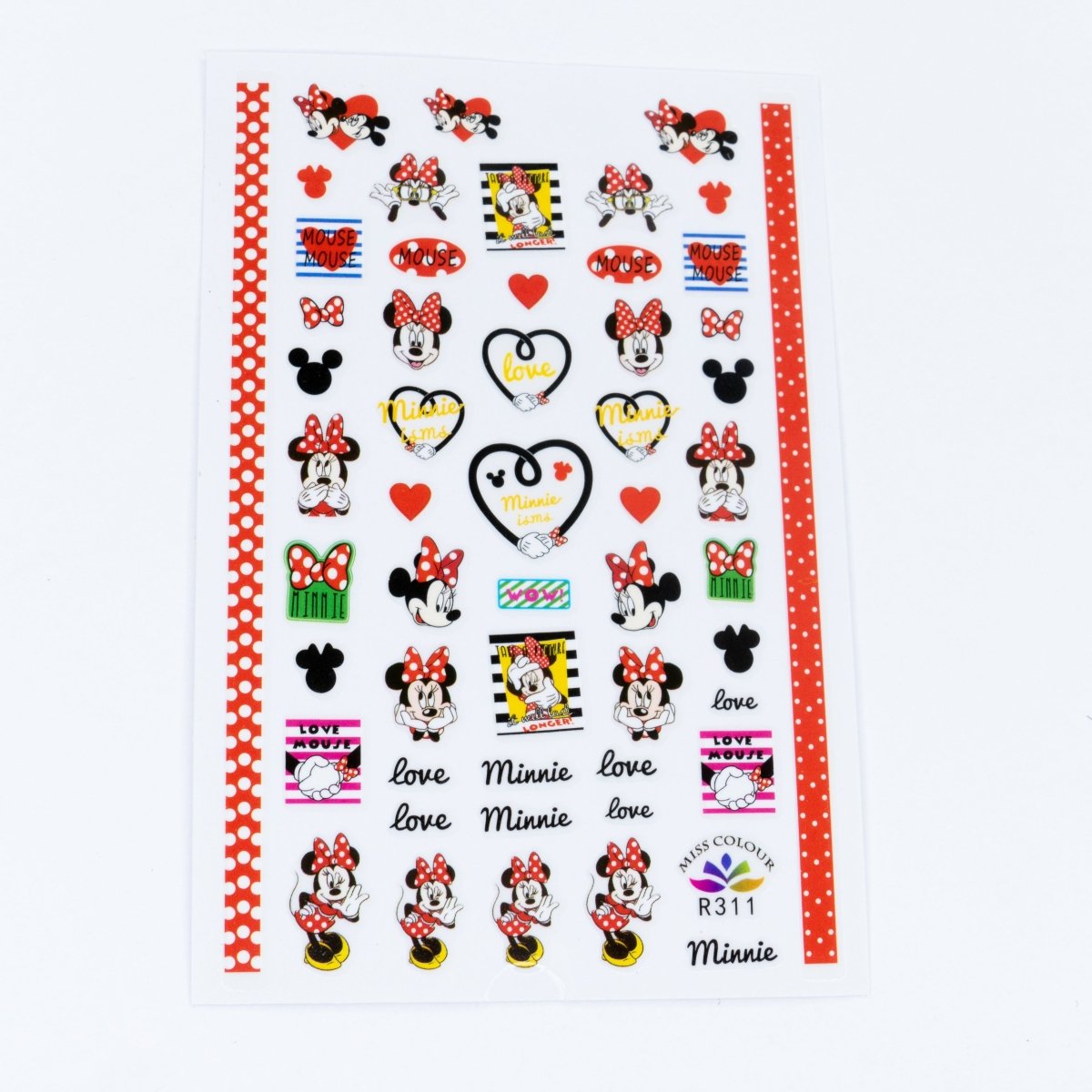 Mickey & Minnie Mouse Stickers - Hey Beautiful Nail Supplies