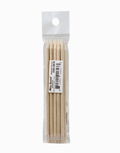 Orange Wood Sticks 10 pcs - Hey Beautiful Nail Supplies