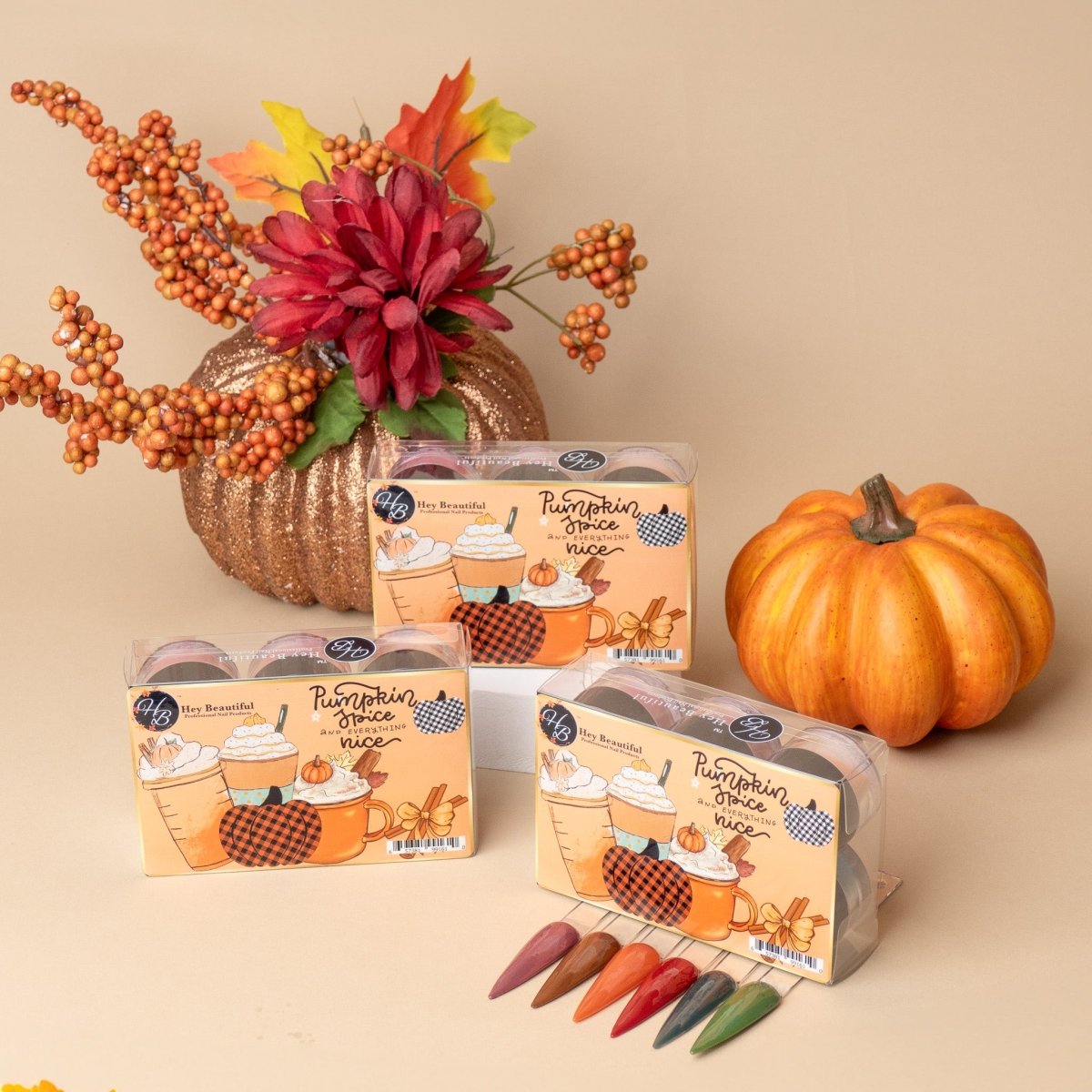 Pumpkin Spice and Everything Nice - Hey Beautiful Nail Supplies