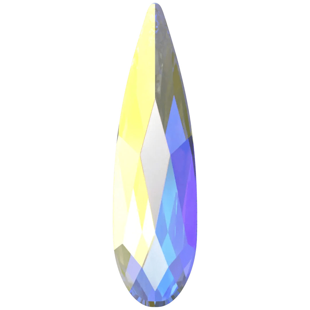 Raindrop | Crystal AB | Serinity Rhinestones Non Hotfix - Hey Beautiful Nail Supplies