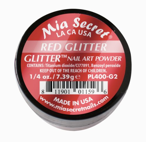 Red Glitter - Hey Beautiful Nail Supplies