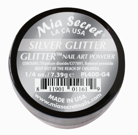 Silver Glitter - Hey Beautiful Nail Supplies