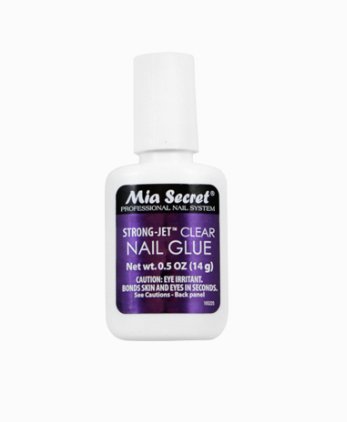 Strong - Jet Clear Nail Glue - Hey Beautiful Nail Supplies