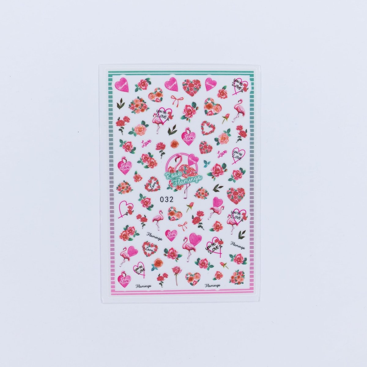 Valentine Sticker Decals - Hey Beautiful Nail Supplies
