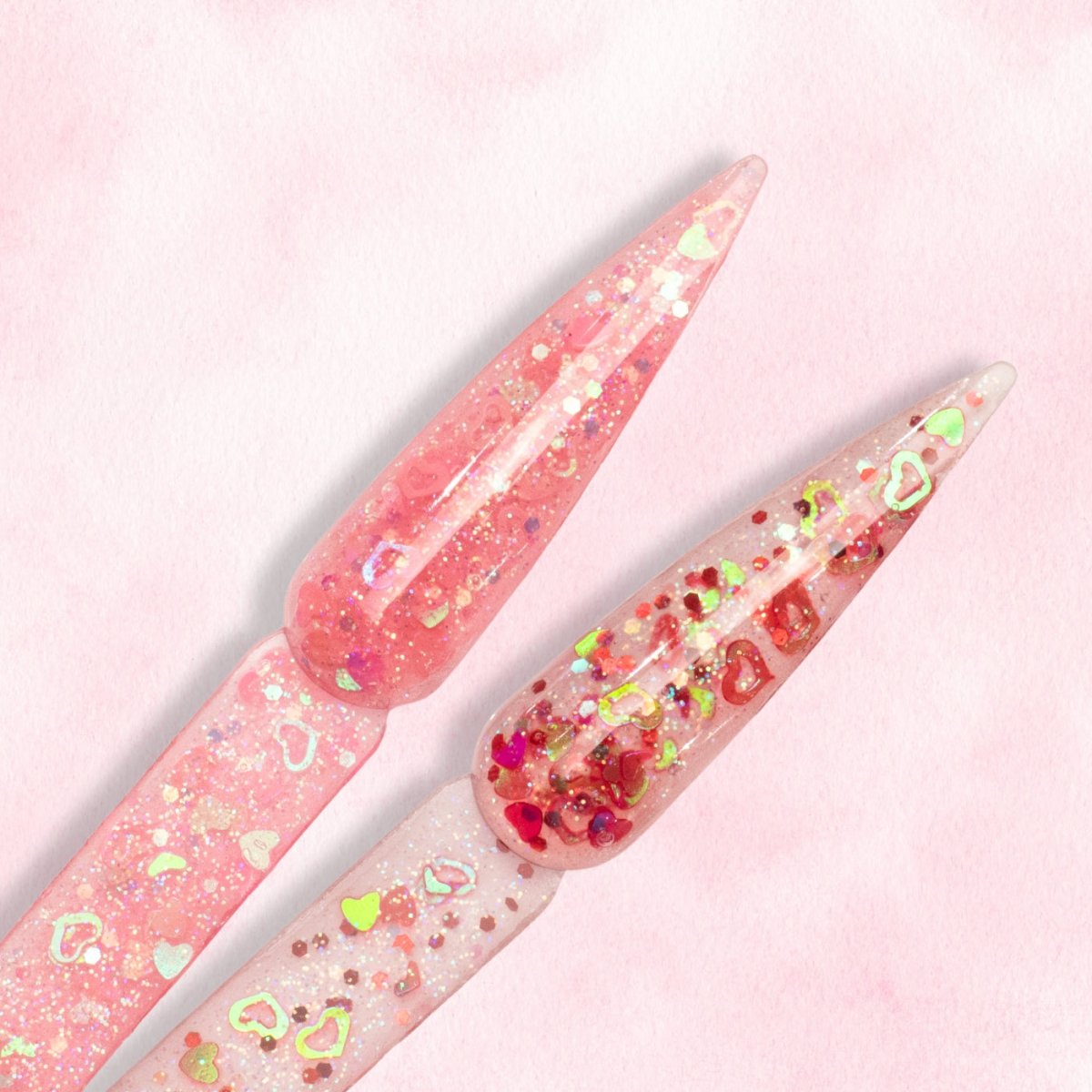 Valentines Acrylic Glitters | Limited Editions - Hey Beautiful Nail Supplies