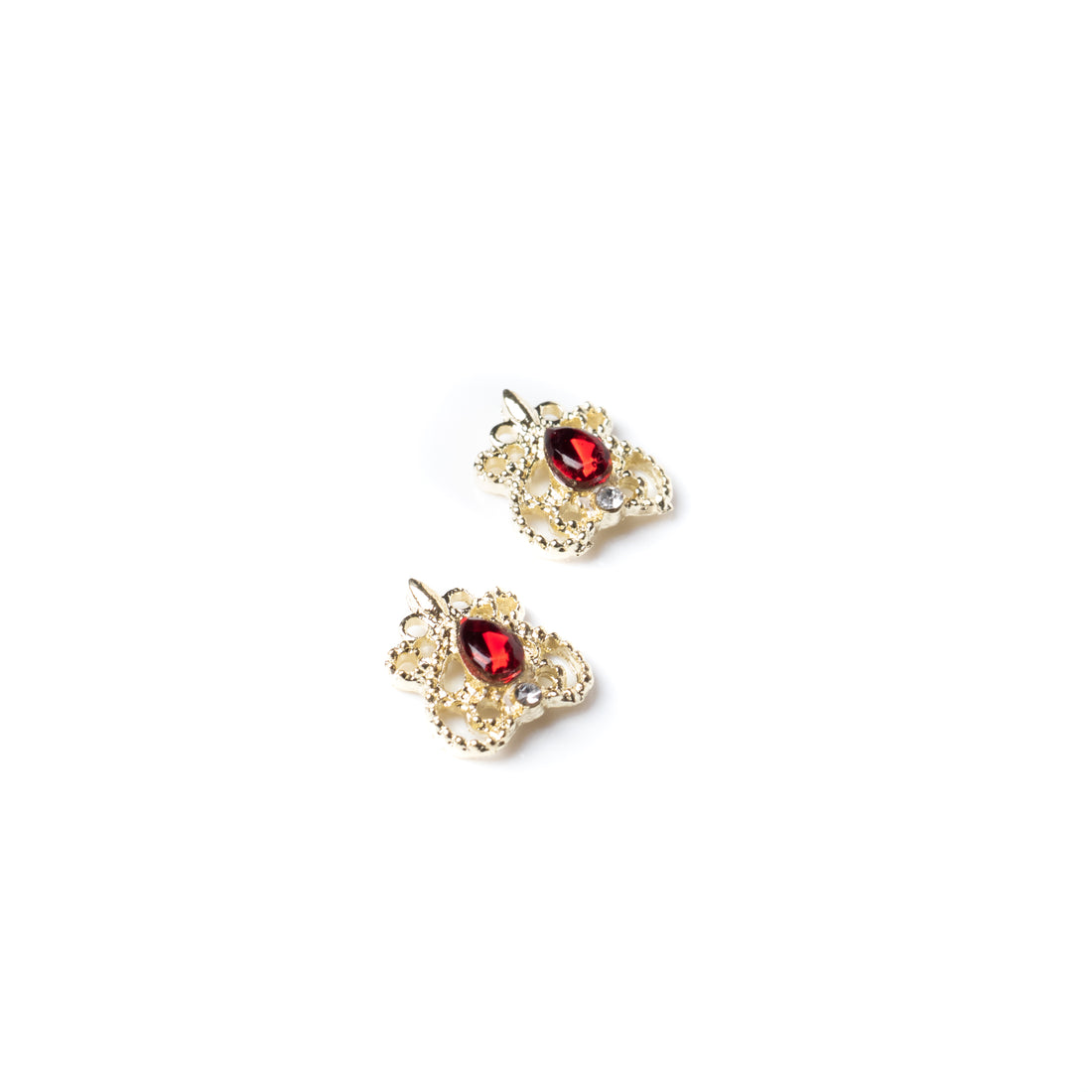 Charms w/ Red Stone | Gold