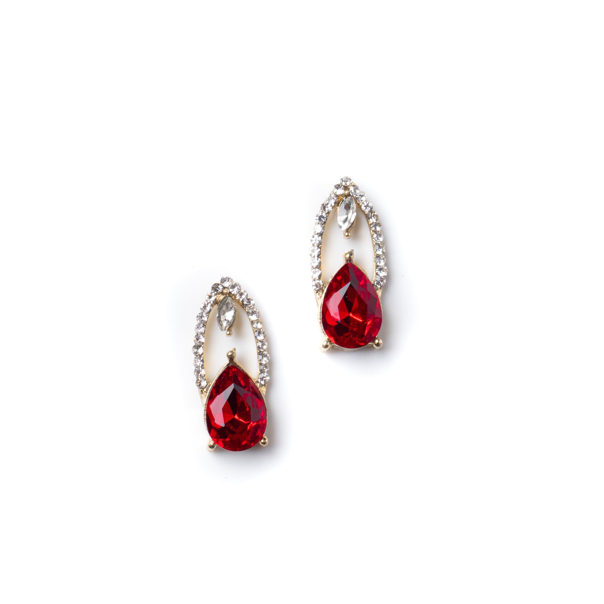 Charms | w/  Red Crystal Shape