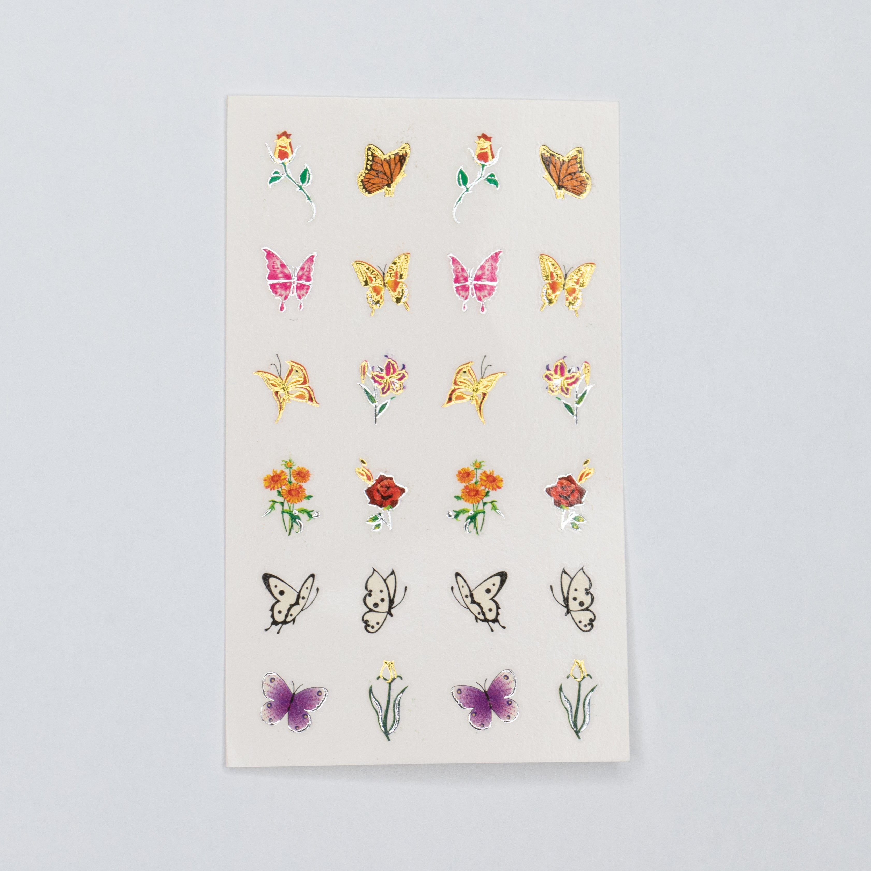 Water Decal (Bugs and Flowers)
