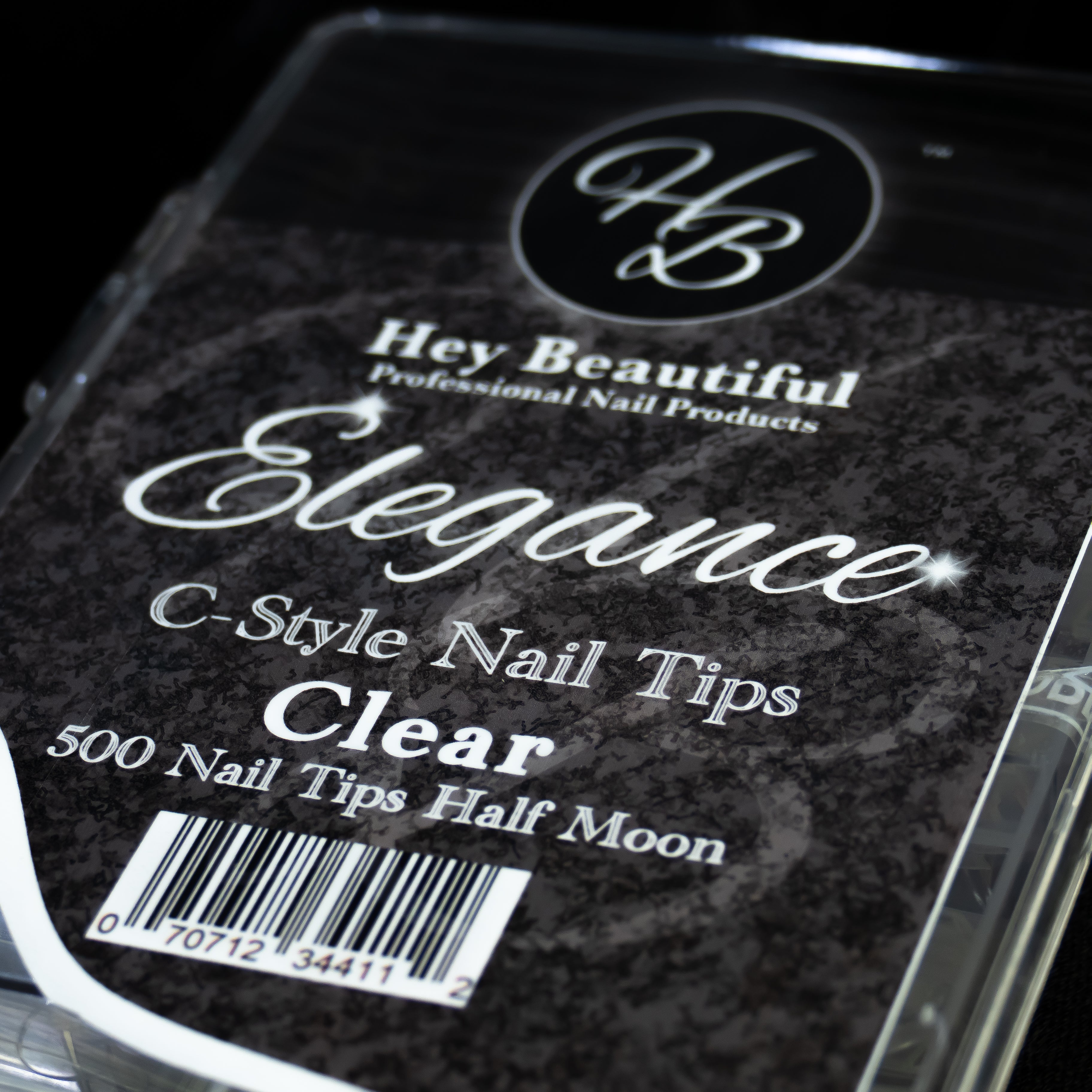 Elegance C-Style Nail Tips (500 tips)