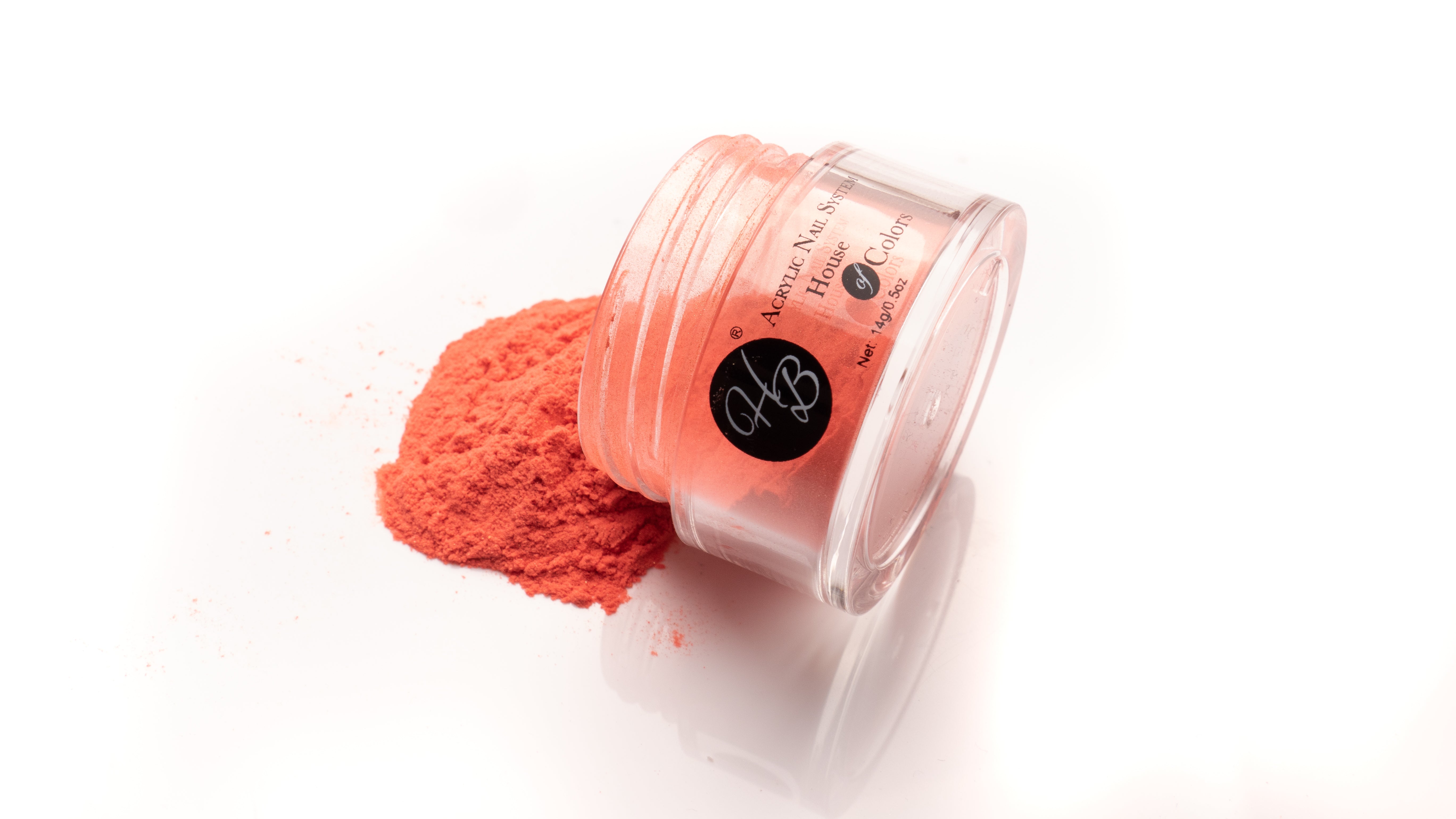 Red Orange Acrylic Powder For Nails
