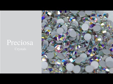 Preciosa Crystals For Nails | Swarovski Dupe | Swarovski Alternative | Crystal Ab Preciosa Non Hotfix